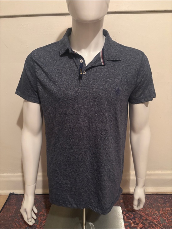 Rugby University Other - Men's Heather Navy Polo Shirt